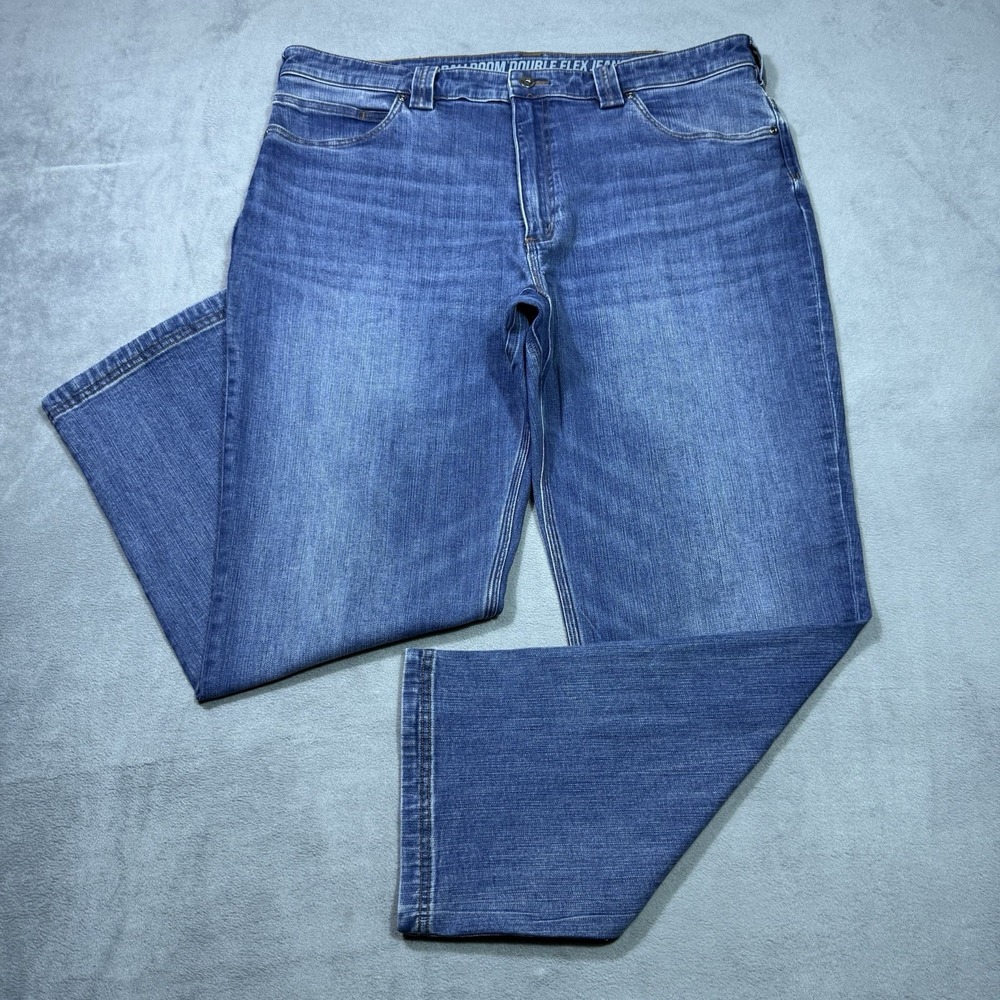 Duluth Trading Jeans Mens 40x30 Ballroom Double Flex Relaxed Fit Garage Workwear